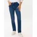 Brax Damen Five-Pocket-Hose Style MARY USED REGULAR BLUE, Blau, Gr. 34