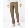 Brax Herren Five-Pocket-Hose Style CADIZ, Khaki, Gr. 32/32