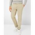 BRAX Herren Flatfronthose Style EVANS, Beige, Gr. 24