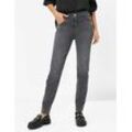 BRAX Damen Five-Pocket-Hose Style SHAKIRA, Dunkelgrau, Gr. 34