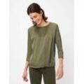 Brax Damen Shirt Style CLARA, Khaki, Gr. 34