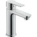 Duravit A.1 Waschtischarmatur A11020002010 M-Size, chrom, Zugstange, Ausladung 107mm, ohne Zugstangen-Ablaufgarnitur