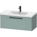 Duravit D-Code Waschtischunterschrank DC46680BDHG0000 Griff Diamantschwarz, Fjordgrün Matt, Wandhängend, 984x400x460 mm