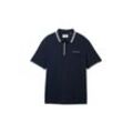 TOM TAILOR Herren Plus - Poloshirt mit aufgesetzter Brusttasche, blau, Uni, Gr. 2XL