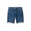 TOM TAILOR Herren TTJOSH Regular Slim Jeans Shorts, blau, Gr. 31