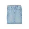 TOM TAILOR Damen Jeans Rock, blau, Uni, Gr. 36