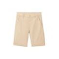 TOM TAILOR Jungen Bermudashorts, braun, Uni, Gr. 152