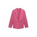 TOM TAILOR Damen Plus Size - Regular Fit Blazer, rosa, Uni, Gr. 46