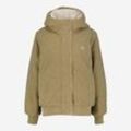 Beige Nephi Jacke mit Logo-Detail