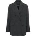 Nadelstreifen-Blazer BASLER grau, 36