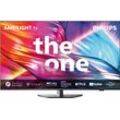 G (A bis G) PHILIPS LED-Fernseher Fernseher Gr. 43, grau (anthrazit)