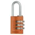 Abus Aluminium Zahlenschloss 145/20 in orange in 9 Farben zur Wahl - orange