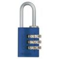 Abus Aluminium Zahlenschloss 145/20 in blau in 9 Farben zur Wahl - blau