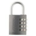 Abus Aluminium Zahlenschloss 145/40 in titanium in 9 Farben zur Wahl - titan-metallic