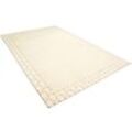 Wollteppich MORGENLAND "Nepal Teppich Welina", beige (creme), B:90cm H:18mm L:150cm, Schurwolle, Teppiche, Nepalteppich, handgeknüpft