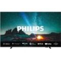 F (A bis G) PHILIPS LED-Fernseher Fernseher Gr. 65, grau (anthrazit)