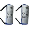 Trade Shop - 2x Trade-Shop Ni-MH Akku 1,2V / 2500mAh kompatibel mit Braun Oral-B Professional Care Triumph 1000 2000 2500 3000 4900 5000 5500 6000