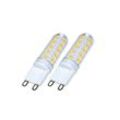 LED-Stiftsockellampe G9 3W, 3.000 K, extern dimmbar, 2er-Set