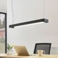 Arcchio LED-Pendellampe Cuna, 92 cm, schwarz, Metall