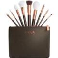 ZOEVA Make-up Pinsel Geschenkset 9 Pinsel + 1 Tasche 24.0cm x 18.0cm