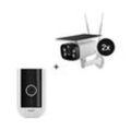 omajin Solar Camera 2er-Set + Wireless Security Camera