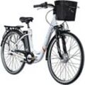 Z510 E Bike Damenfahrrad ab 155 cm Rücktritt Pedelec 28 Zoll Fahrrad mit tiefem Einstieg Hollandrad