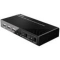 LINDY 2 Port KVM Switch HDMI 4K60, USB 2.0 & Audio 2 Port KVM-Umschalter HDMI 4096 x 2160 Pixel