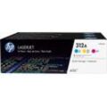 HP Original 312A Toner Tri-Pack cyan, magenta, gelb 2.700 Seiten (CF440AM)