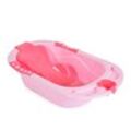 Cangaroo Babybadewanne Larissa 89 cm, herausnehmbarer Badesitz, Wasserablauf rosa