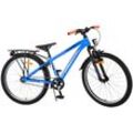 TPFSports Cross Kinderfahrrad - Jungen - Rücktritt + Handbremse - 24 Zoll - Grau