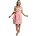 tectake® Frauenkostüm Mini-Dirndl Herrenchiemsee Modell 2