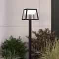 Solar-LED-Wegeleuchte Altilia, Höhe 106 cm, schwarz, Sensor