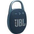 JBL Clip 5 Bluetooth Lautsprecher, Blau, Wasserfest