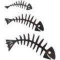 Signes Grimalt Metall -Ornamentwand auftragen Espinas Pe Fish Ornament. Black Metall Applices 1x45x12Cm 28780