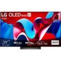 G (A bis G) LG OLED-Fernseher Fernseher Gr. 55, schwarz