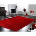 Hochflor-Teppich OCI DIE TEPPICHMARKE "Space Shaggy New" Teppiche Gr. B: 200 cm 1 St., 50 mm, L: 290 cm, rot Wohnzimmer