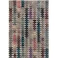 Wollteppich FLAIR RUGS "Archer", bunt (multi), B:120cm H:10mm L:170cm, Wolle, Teppiche, geometrisches Design