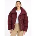 Steppjacke TOMMY HILFIGER, Damen, Gr. L/XL, rot (deep rouge), Obermaterial: 100% Polyamid. Futter: 100% Polyester, modisch, regular fit, Langarm, Jacken, mit Logorpägung