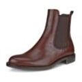 Chelseaboots ECCO "SARTORELLE 25" Gr. 36, braun (dunkelbraun) Damen Schuhe Schlupfboots, Stiefelette, Basic, Blockabsatz, zum Schlupfen