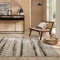 Teppich FLAIR RUGS "Marly Global" Teppiche Gr. B: 160cm, 5mm, L: 230cm, beige (natur) Recyceltes Teppich