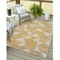 Teppich MYFLAIR MÖBEL & ACCESSOIRES "Hush", gelb (gelb,beige,cream), B:200cm H:6mm L:300cm, Polypropylen, Teppiche, modernes Design, Outdoor geeignet, Balkon, Terrasse