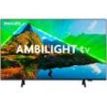 PHILIPS LED-Fernseher, F (A-G), schwarz (mattschwarz), 65, Fernseher, WLAN, Dolby Atmos Sound, Ambilight (3-seitig), Topseller