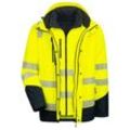 Multifunktions-Warnschutzjacke Motion Tex Viz Plus 7179 neongelb/marineblau Gr. l