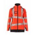 Hard Shell Jacke, Damen, leichtem Futter Jacke Gr. l, Hi-vis rot/schwarzblau - Mascot