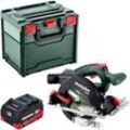 Metabo - ks 18 ltx 57 bl Akku Handkreissäge 18 v 57 mm + 1x LiHD Akku 5,5 Ah + x - ohne Ladegerät