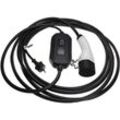 Ladekabel Typ 2 zu Typ f cee 7/7 kompatibel mit Mercedes amg gt, amg sl, cle Elektroauto, 1-phasig, 16 a, 3,5 kW, 7 m - Vhbw