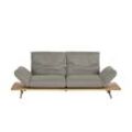 KOINOR Ledersofa Marilyn ¦ grau ¦ Maße (cm): B: 232 H: 96 T: 90