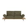 KOINOR Ledersofa Marilyn ¦ grün ¦ Maße (cm): B: 232 H: 96 T: 90