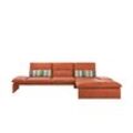 KOINOR Leder-Ecksofa Humfrey ¦ orange ¦ Maße (cm): B: 314 H: 93 T: 159