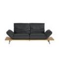 KOINOR Ledersofa Marilyn ¦ schwarz ¦ Maße (cm): B: 232 H: 96 T: 90